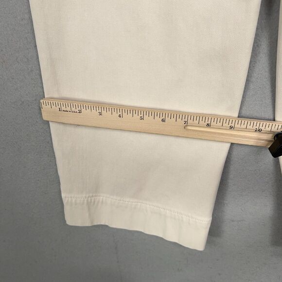 Spanx Pants Womens Small Cream High Rise Perfect Straight Wide Minimal Career - Picture 11 of 16